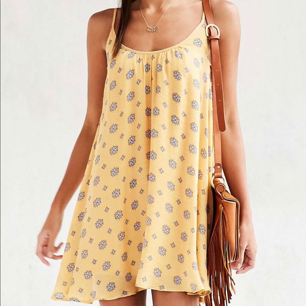 Urban outfitters yellow summer dress